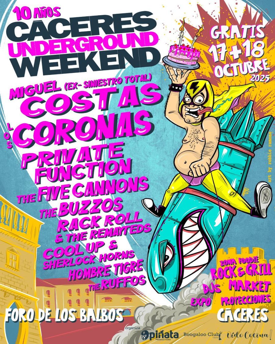 Cáceres Underground Weekend 2025