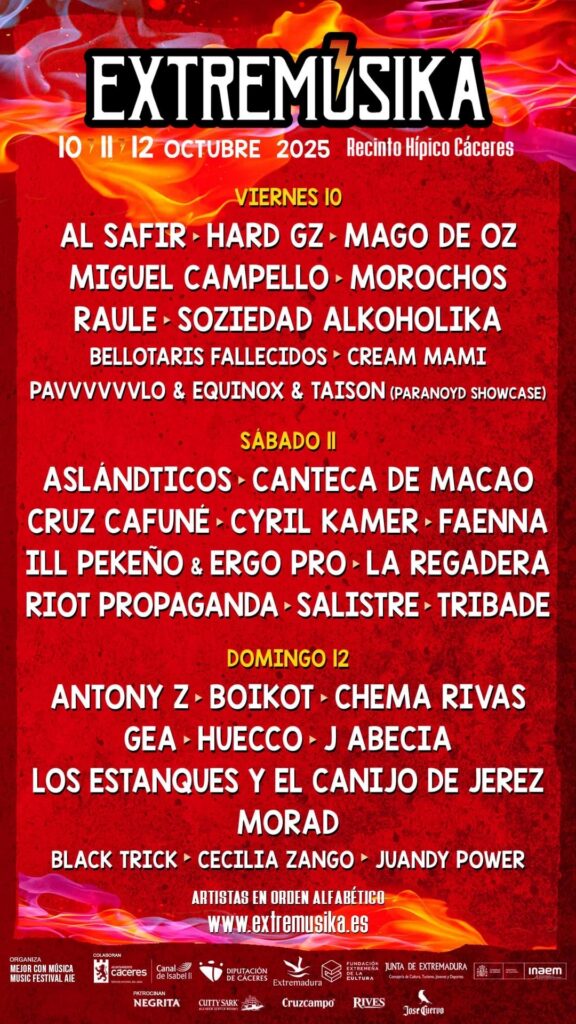Extremusika Cáceres 2025