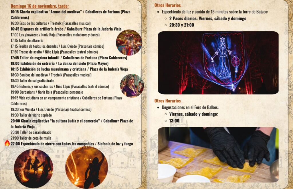 Programa Mercado Medieval de las Tres Culturas 2025 de Cáceres Programa Mercado Medieval de las Tres Culturas 2025 de Cáceres